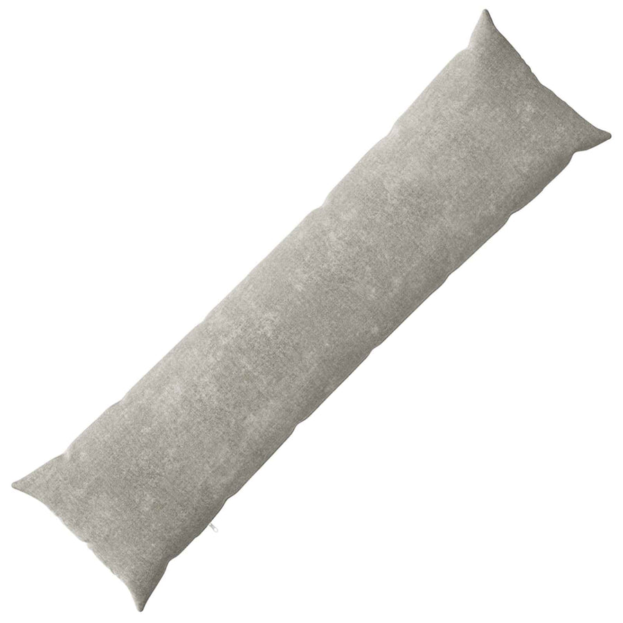 Throw Pillow HEERLEN Light Grey 40 x 145 cm Chenille Fabric