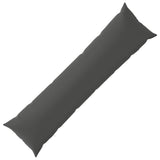 Cushion with Pillow HEERLEN Anthracite 40 x 145 cm Polyester