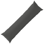 Cushion with Pillow HEERLEN Anthracite 40 x 145 cm Polyester