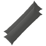 Cushion with Pillow HEERLEN 2 pcs Anthracite Polyester