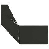 Cushion with Pillow HEERLEN Black 40 x 145 cm Polyester - Side View