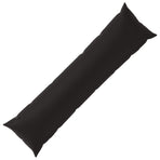Cushion with Pillow HEERLEN Black 40 x 145 cm Polyester