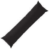 Cushion with Pillow HEERLEN Black 40 x 145 cm Polyester