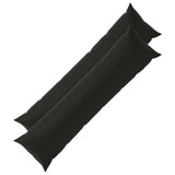 Cushion with Pillow HEERLEN 2 pcs Black Polyester