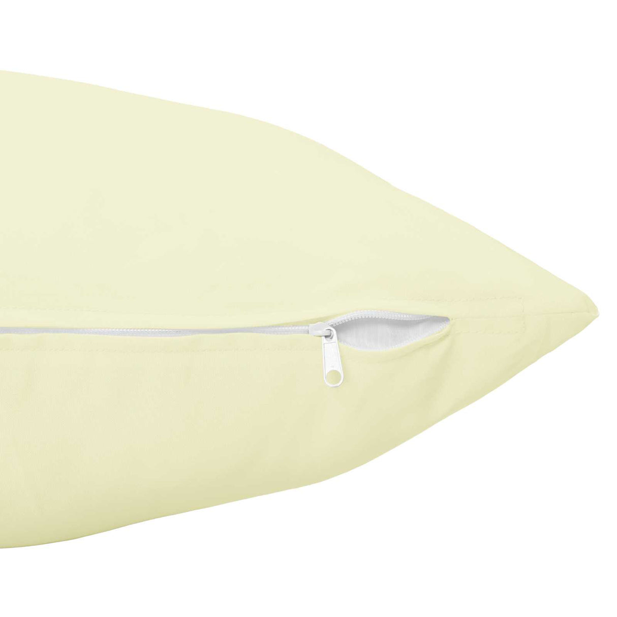 Cushion with Pillow HEERLEN Cream 40 x 145 cm Polyester