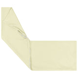 Cushion with Pillow HEERLEN Cream 40 x 145 cm Polyester - 45-Degree Angle