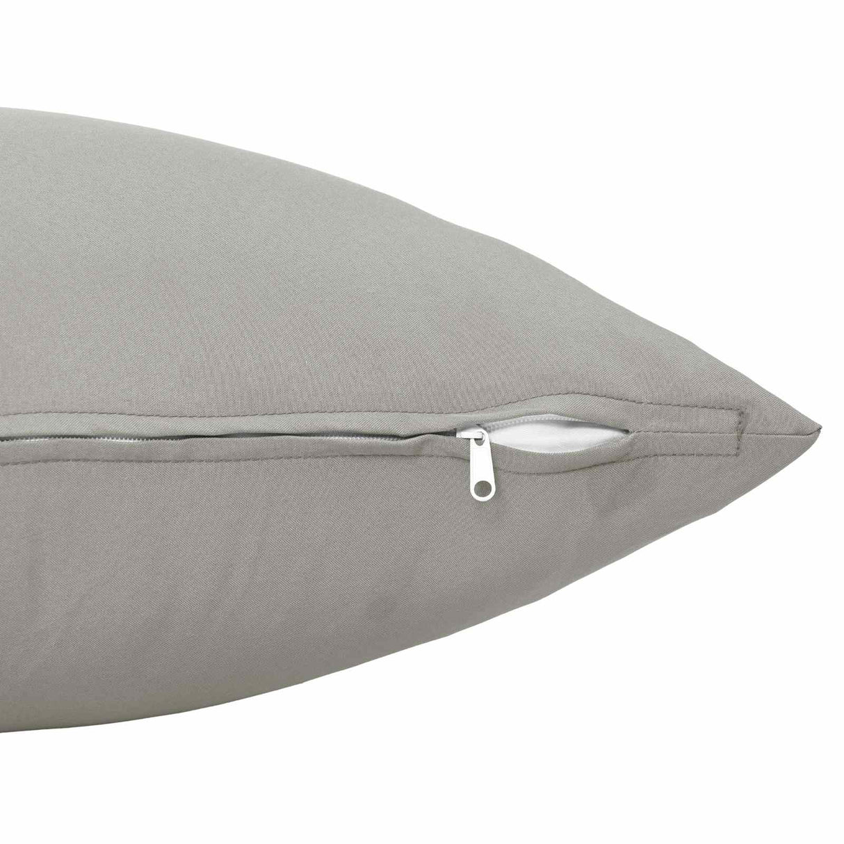 Cushion with Pillow HEERLEN Grey 40 x 145 cm Polyester