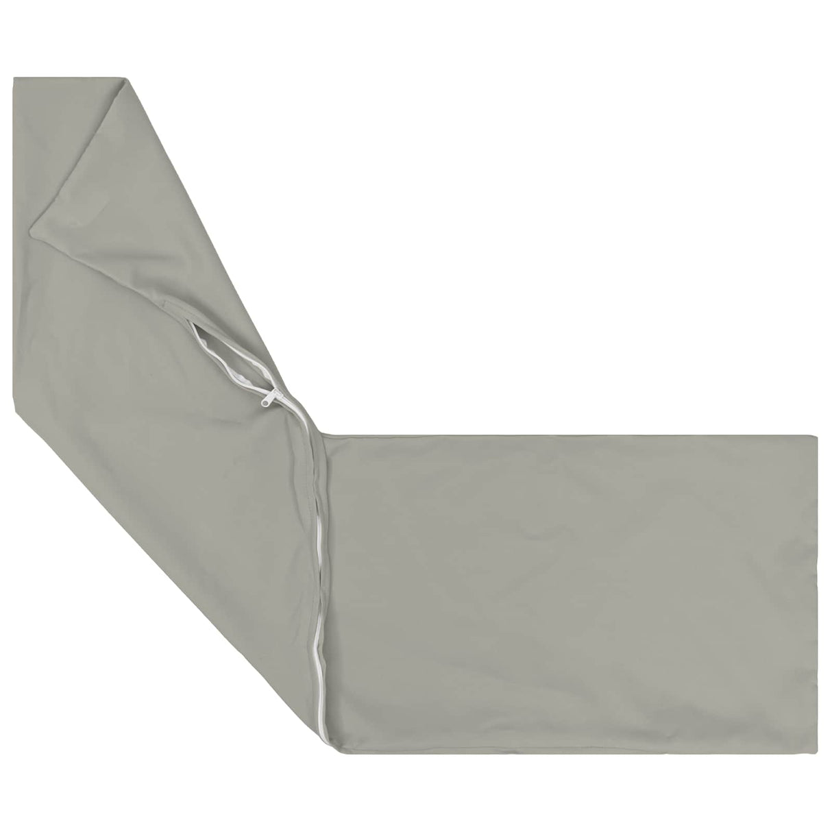 Cushion with Pillow HEERLEN Grey 40 x 145 cm Polyester