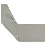 Cushion with Pillow HEERLEN 2 pcs Grey Polyester - Side View