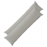 Cushion with Pillow HEERLEN 2 pcs Grey Polyester