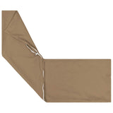 Cushion with Pillow HEERLEN Taupe 40 x 145 cm Polyester - 45-Degree Angle