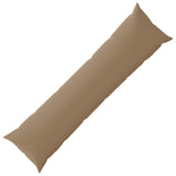 Cushion with Pillow HEERLEN Taupe 40 x 145 cm Polyester - Front View