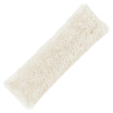 Cushion with Pillow HEERLEN White 40 x 145 cm PV Fleece