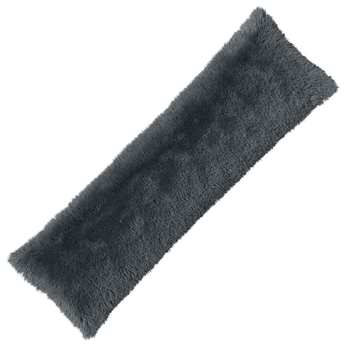 Cushion with Pillow HEERLEN Anthracite 40 x 145 cm PV Fleece