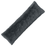 Cushion with Pillow HEERLEN Anthracite 40 x 145 cm PV Fleece