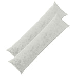 Throw Pillow 2 pcs HEERLEN Light Grey 40 x 145 cm Flannel