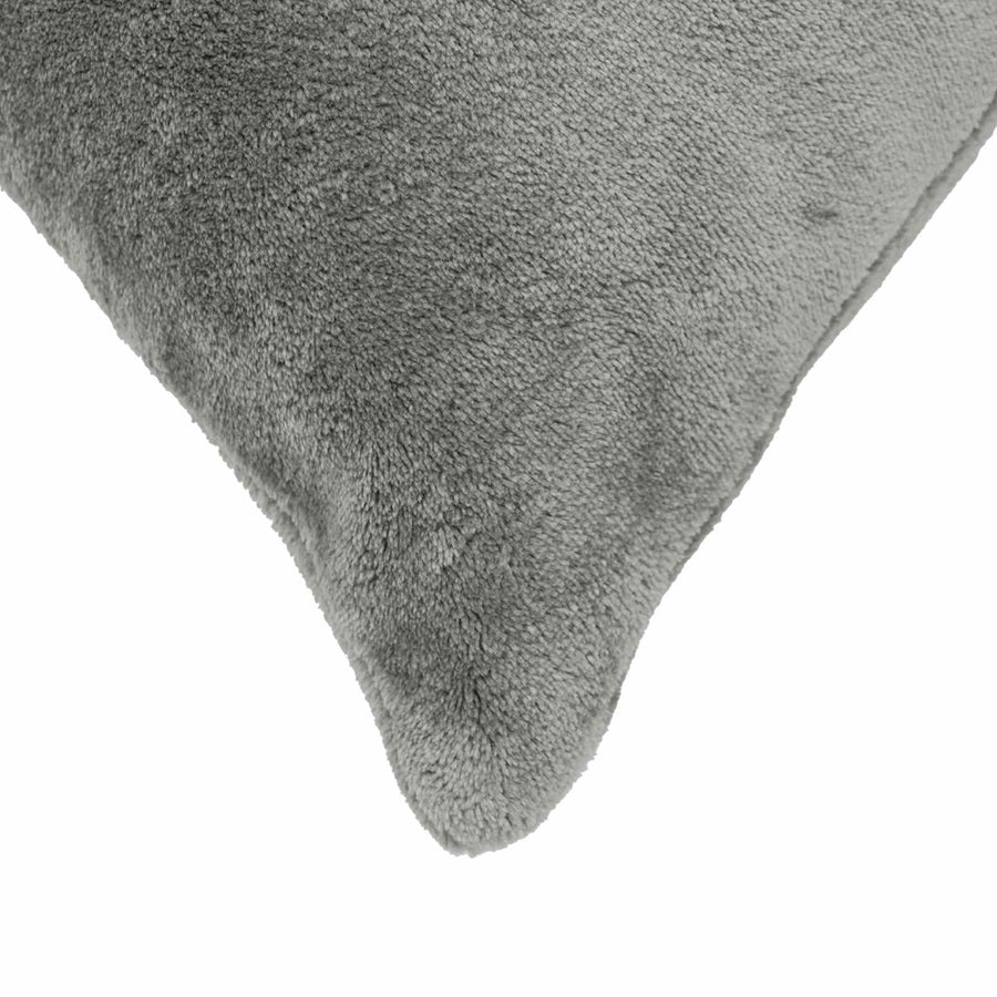 Throw Pillow HEERLEN Dark Grey 40 x 145 cm Flannel