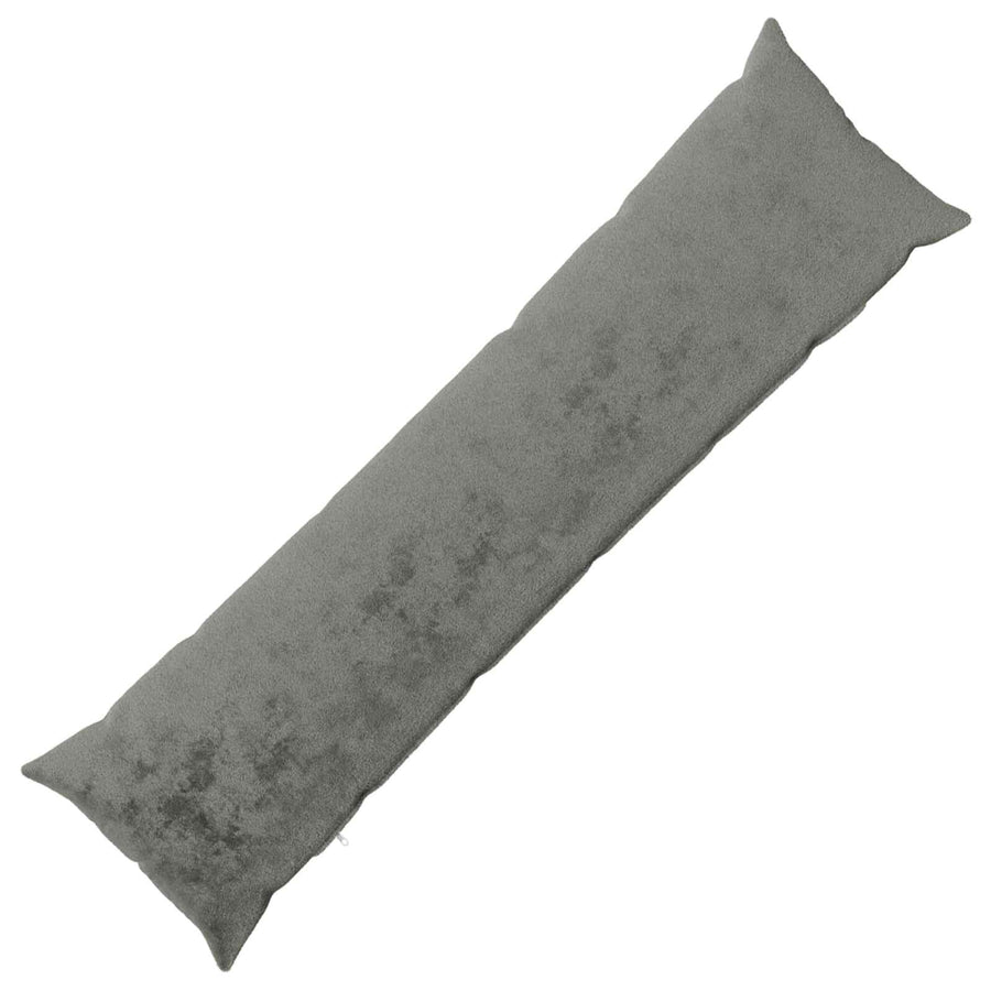 Throw Pillow HEERLEN Dark Grey 40 x 145 cm Flannel