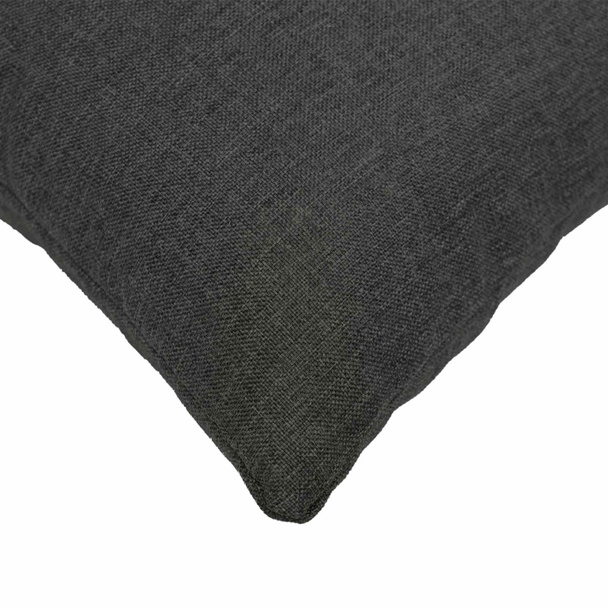 Cushion with Pillow HEERLEN 6 pcs Dark Grey Fabric