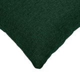 Cushion with Pillow HEERLEN 2 pcs Dark Green Fabric