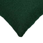 Cushion with Pillow HEERLEN 2 pcs Dark Green Fabric