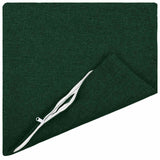Cushion with Pillow HEERLEN 2 pcs Dark Green Fabric