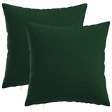 Cushion with Pillow HEERLEN 2 pcs Dark Green Fabric