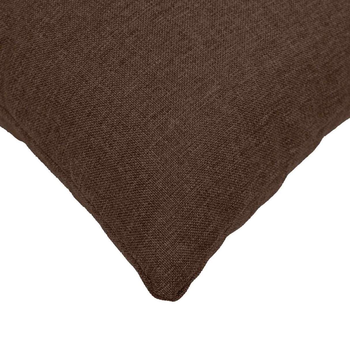 Cushion with Pillow HEERLEN 6 pcs Brown Fabric