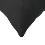 Cushion with Pillow HEERLEN 2 pcs Black Velvet - Top-Down View