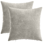 Throw Pillow 2 pcs HEERLEN Light Grey 45 x 45 cm