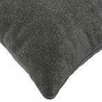 Cushion 2 pcs HEERLEN Anthracite 45 x 45 cm Microfiber Fleece