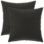 Throw Pillow 2 pcs HEERLEN Black 45 x 45 cm Polyester