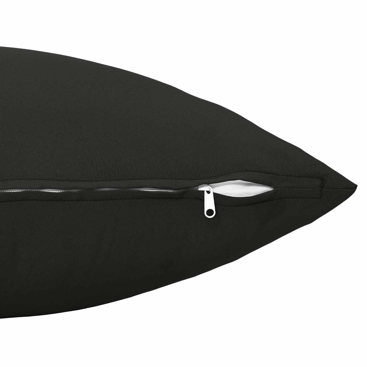 Cushion with Pillow HEERLEN 6 pcs Black Polyester