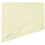 Cushion with Pillow HEERLEN 6 pcs Cream Polyester - Top-Down View