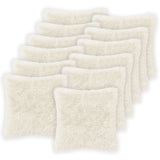 Cushion with Pillow HEERLEN 2 pcs White PV Fleece