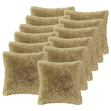 Cushion with Pillow HEERLEN 6 pcs Light Grey PV Fleece
