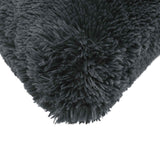 Cushion with Pillow HEERLEN 6 pcs Anthracite PV Fleece