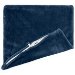 Throw Pillow 2 pcs HEERLEN Navy Blue 45 x 45 cm Flannel