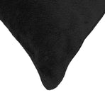 Throw Pillow 12 pcs HEERLEN Black 45 x 45 cm Flannel
