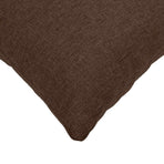 Throw Pillow 6 pcs HEERLEN Brown 50 x 50 cm Fabric