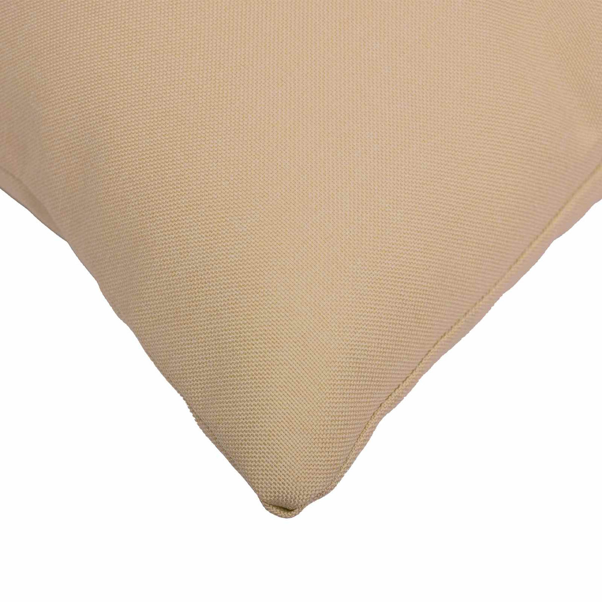 Cushion with Pillow HEERLEN 12 pcs Cream Fabric