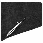 Cushion 6 pcs HEERLEN Anthracite 50 x 50 cm Chenille Fabric