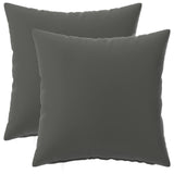 Cushion with Pillow HEERLEN 2 pcs Anthracite Polyester