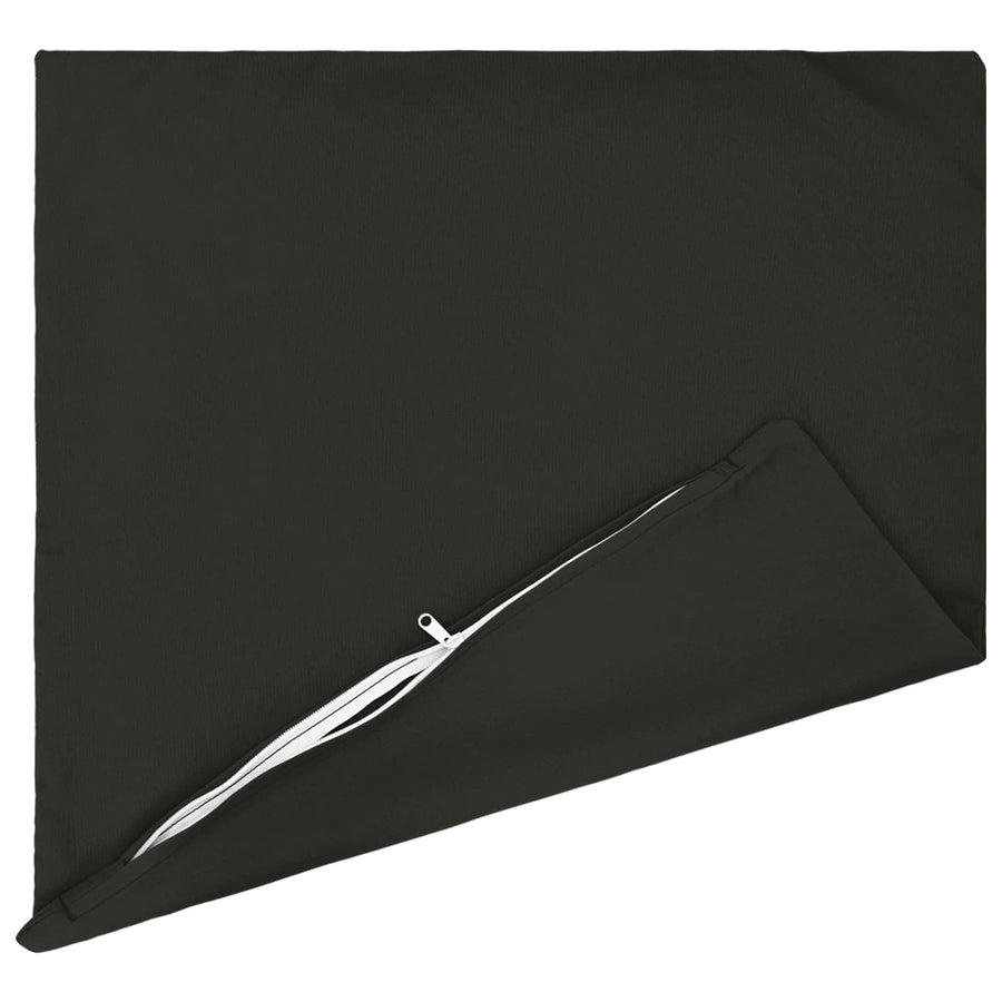 Cushion with Pillow HEERLEN 2 pcs Black Polyester