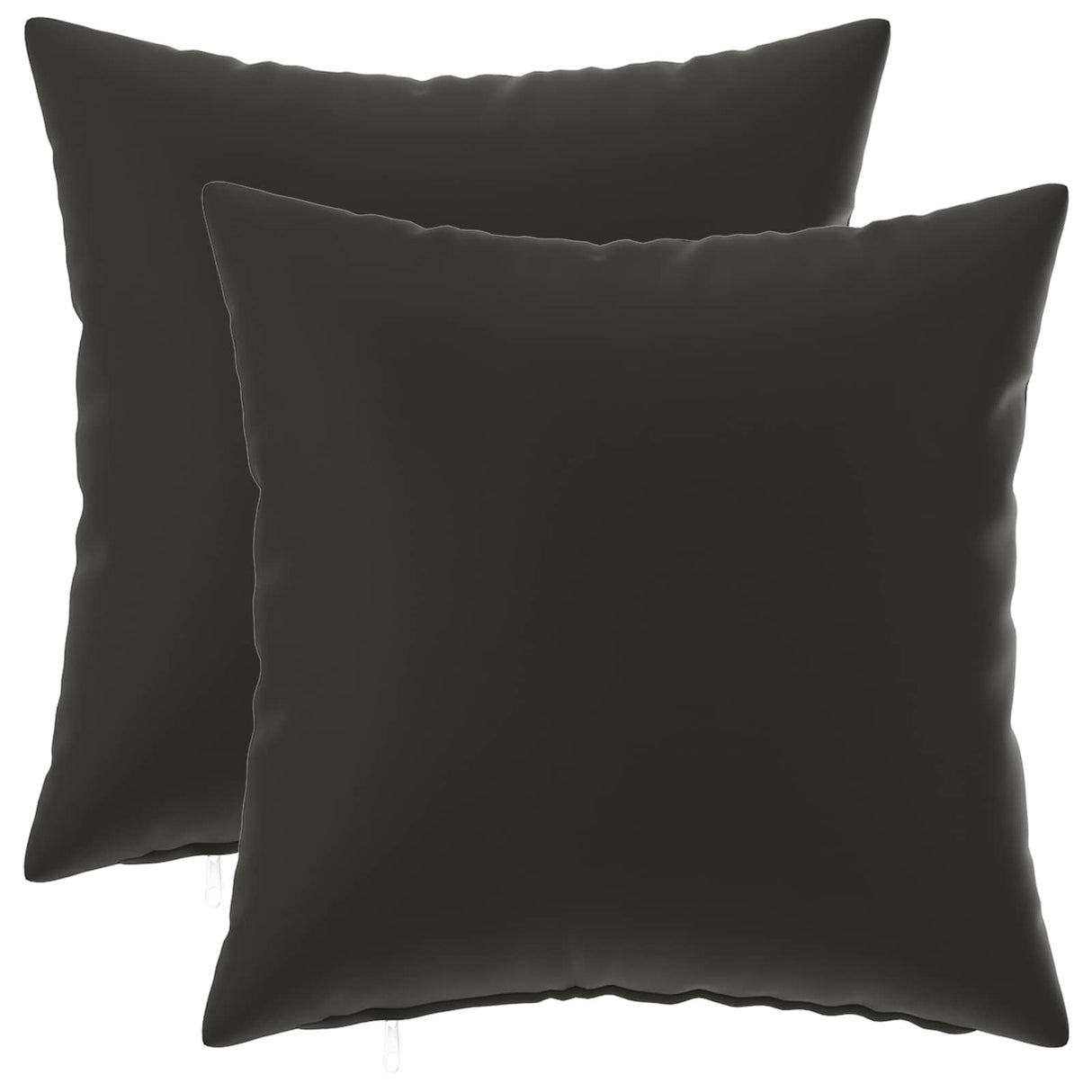 Cushion with Pillow HEERLEN 2 pcs Black Polyester