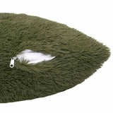 Cushion with Pillow HEERLEN 6 pcs Green PV Fleece