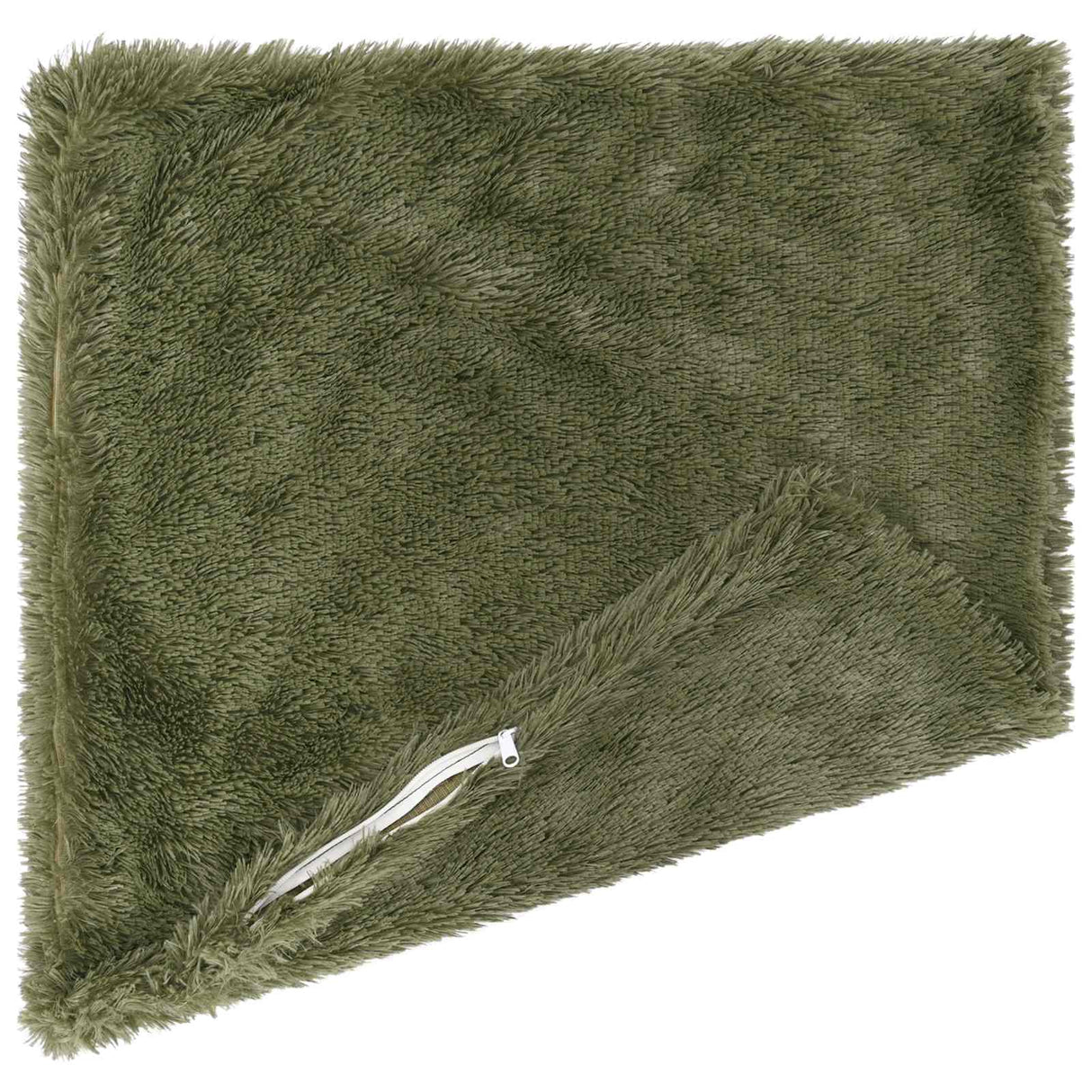Cushion with Pillow HEERLEN 6 pcs Green PV Fleece