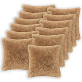 Cushion with Pillow HEERLEN 2 pcs Taupe PV Fleece