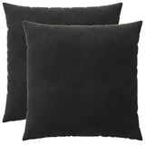 Cushion with Pillow HEERLEN 2 pcs Black Velvet