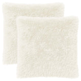 Cushion with Pillow HEERLEN 2 pcs White PV Fleece